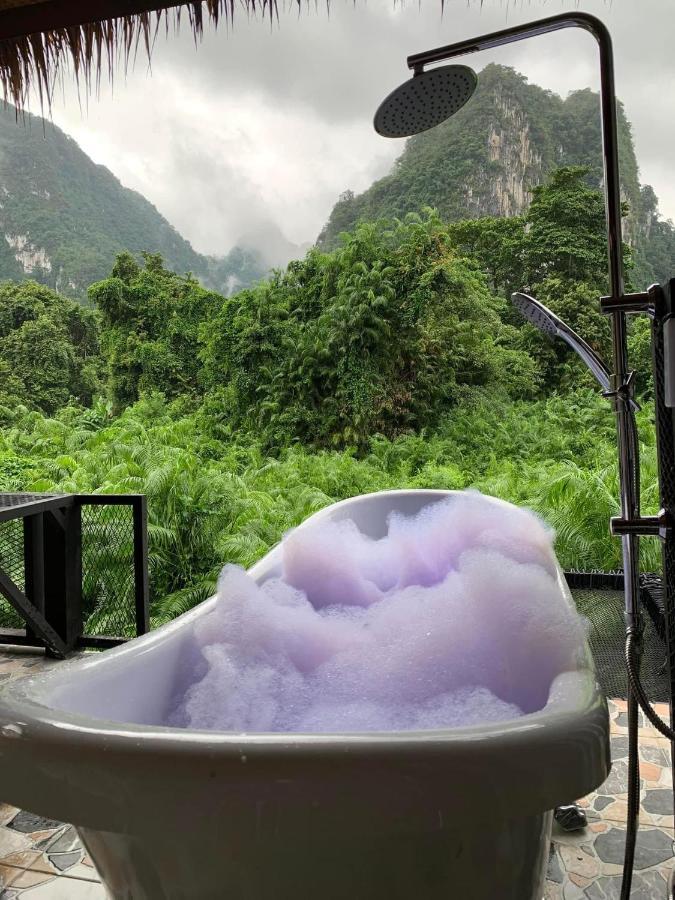 Готель Bridge Hill Cafe Glamping Khao Sok National Park Екстер'єр фото